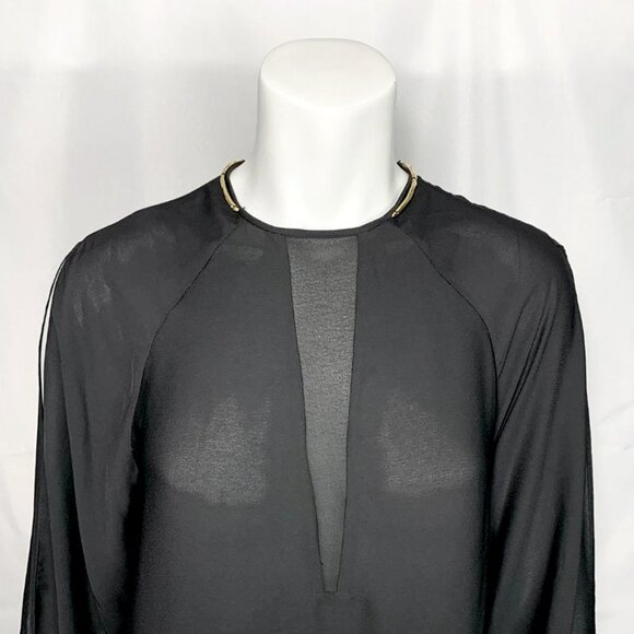 HALSTON HERITAGE Ombre tunic with slit sleeves - Picture 4 of 7